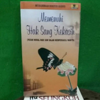 Memenuhi Hak Seorang Kekasih: Pesan Moral Nabi SAW dalam Mempergauli Wanita